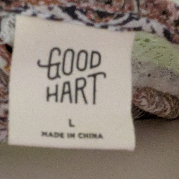 Good Hart Boho Floral Print Women's Top - Picture 5 of 6